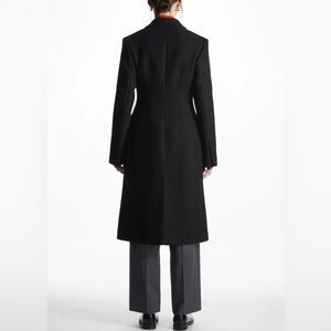 NWT•Cos wool-blend waisted coat, 6